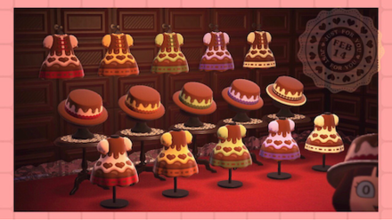 ACNH - Custom Designs - Chocolate Dress and Hat.png