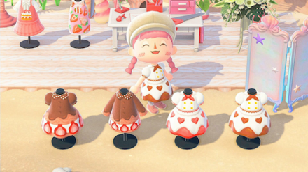 ACNH - Custom Designs - Choco Cake Dress.png