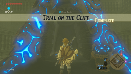 BotW - Trial on the Cliff Activate the Shrine