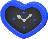 ACNH - The Blue version of Cute Wall-Mounted Clock