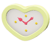 ACNH - The Yellow version of Cute Wall-Mounted Clock