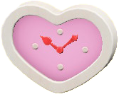 ACNH - The White version of Cute Wall-Mounted Clock