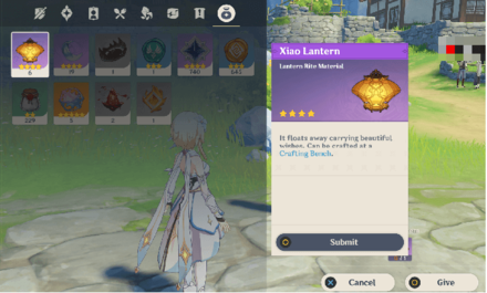 Genshin - Lantern of the Wayfarer - Give Huangshang a Xiao Lantern