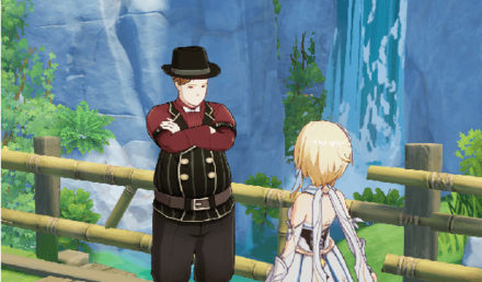 Genshin - Lantern of the Wayfarer - Talk to Francis