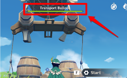 Genshin - Lantern of the Wayfarer - Escort the Slime Transport Balloon
