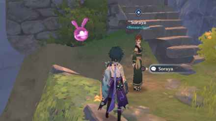 Genshin - When Scholar Meets Legend - Talk to Soraya