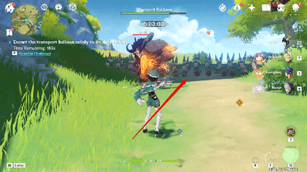 Genshin - Lantern of the Wayfarer - Transport Balloon Walkthrough 4