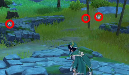 Genshin - Golden Finch Location - West of Wangshu Inn