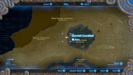 BotW - Shrouded Shrine - Start from the West Entrance