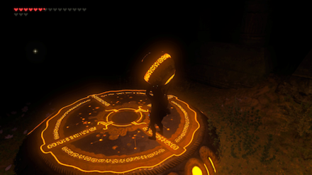 BotW - Shrouded Shrine - Place Orb into Pedestal