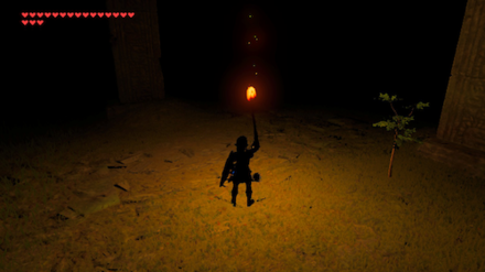 BotW - Shrouded Shrine - Light Source - Torch