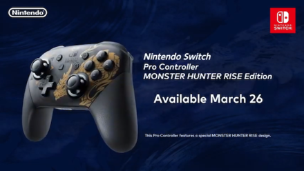 MH Rise - Nintendo Switch Pro Controller