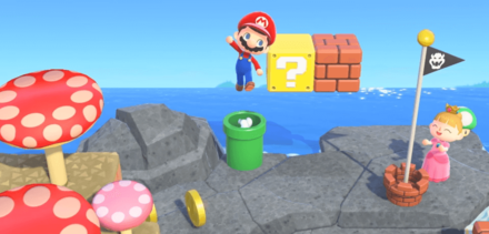 ACNH - A resident teleports with a warp pipe