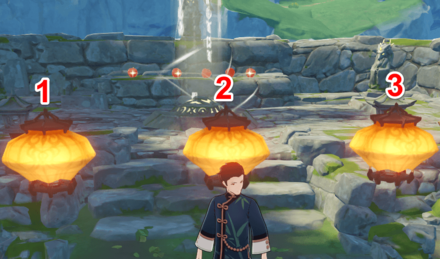 Genshin - Guests in Qingce - Guess the Xiao Lantern Riddles