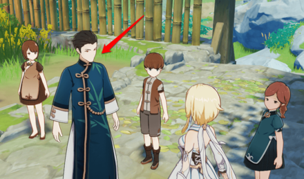 Genshin - Guests in Qingce - Talk to Qingzhou