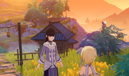 Genshin - Guests in Qingce - Talk to Wang