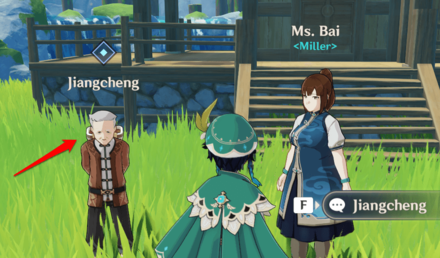 Genshin - The Gift of a Lantern - Talk to Jiangcheng