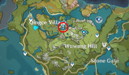 Genshin - The Gift of a Lantern - Ms. Bai Location