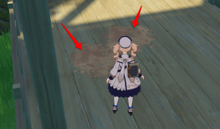 Genshin - The Gift of a Lantern - Cleaning the House Dirt Spot Locations