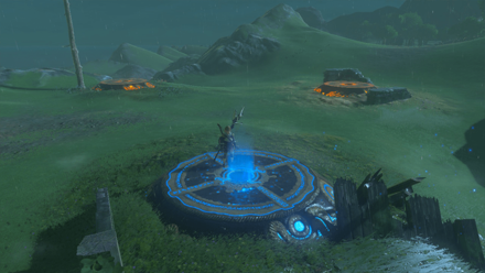 BotW - The Three Giant Brothers Place the Correct Orb Cutscene