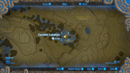 BotW - The Three Giant Brothers Hinox (Youngest Orb) Orb 1 Kin Map Location