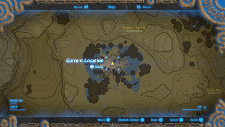 BotW - The Three Giant Brothers Hinox (Oldest Kin) Orb 3 Map Location