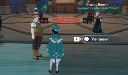 Genshin - Verses and Vistas Part 2 - Talk to Vermeer 2