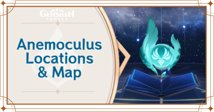 Genshin Impact - Banner - Anemoculus Locations and Maps