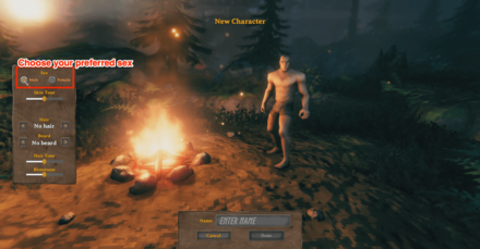 Choose Your Preferred Sex