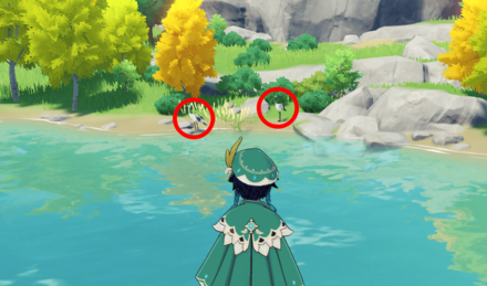 Genshin - Azure Crane Location - Starfell Lake