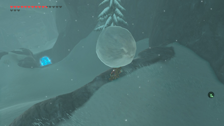 BotW - To Quomo Shrine - Throw a Snowball
