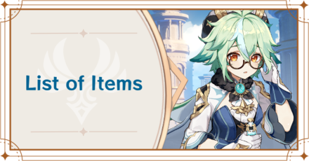 List of All Items | Genshin Impact - Game8