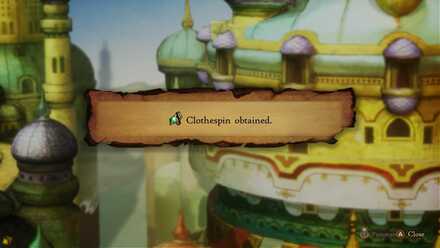 Bravely Default 2 Clothespin