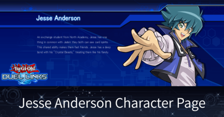 Jesse Anderson Character Page Duel Links Game8