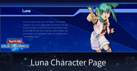 Luna Character Page Duel Links Game8