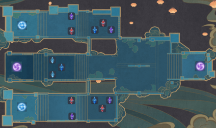 Theater Mechanicus - Stage 5 Wave 5 Tower Map