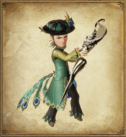 Bravely Default 2 Bard Portrait