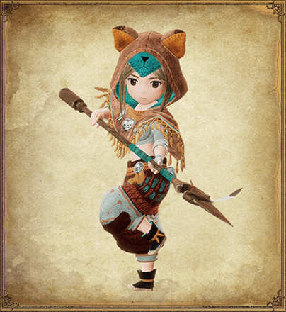 Bravely Default 2 Beastmaster Portrait