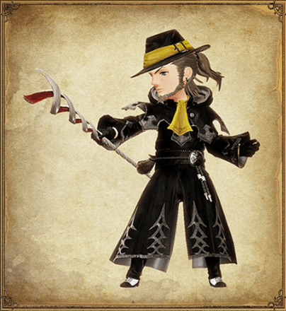 Bravely Default 2 Black Mage Portrait