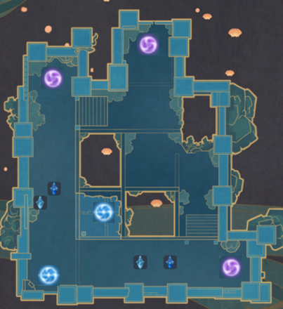 Theater Mechanicus - Stage 6 Wave 1 Tower Map