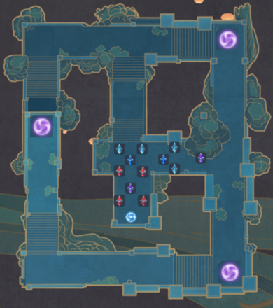 Theater Mechanicus - Stage 7 Wave 3 Tower Map