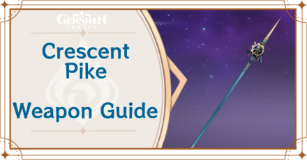 Genshin Impact - Crescent Pike Polearm