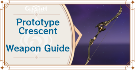 Genshin Impact - Prototype Crescent Bow