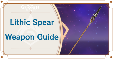 Genshin Impact - Lithic Spear Polearm