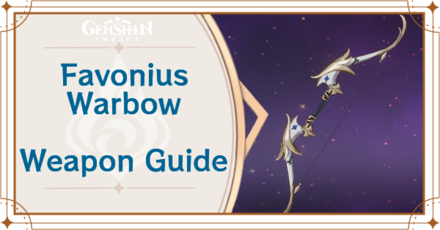 Genshin Impact - Favonius Warbow Bow