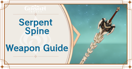 Genshin Impact - Serpent Spine Claymore
