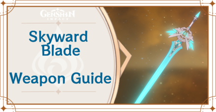 Genshin Impact - Skyward Blade Sword