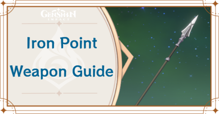 Genshin Impact - Iron Point Polearm