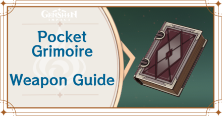 Genshin Impact - Pocket Grimoire Catalyst