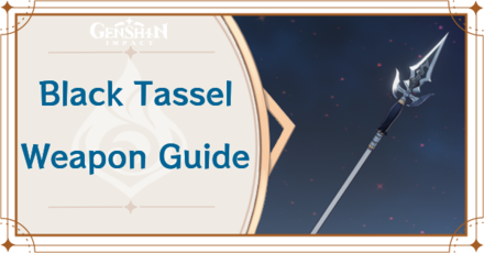 Genshin Impact - Black Tassel Polearm